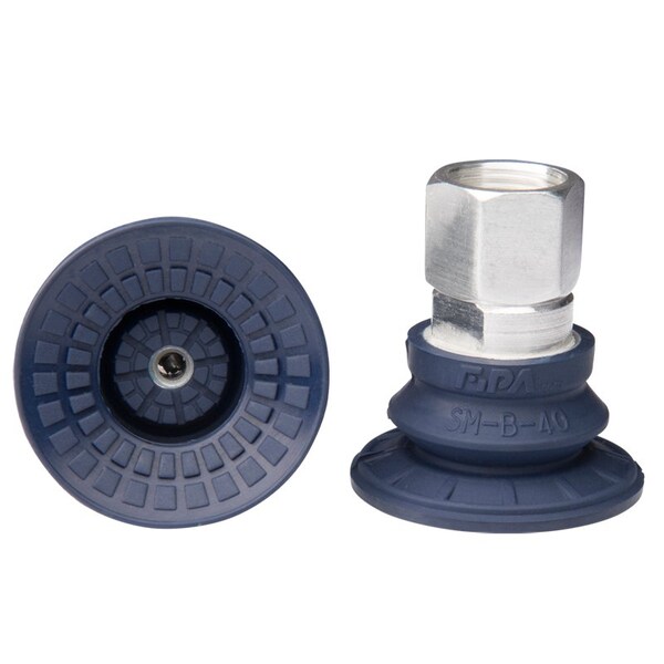 Fipa Bellows vacuum cup diam. 42 mm, NBR blue, fitting G3/8-female 22.040.179.1 - main
